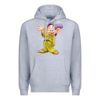 Heather Grey dopey Premium Hoodie - baoMotion