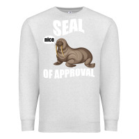 Oatmeal Heather Seal nice Of Approval Premium Sweatshirt - Bettercallsaul