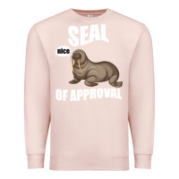 Pale Pink Seal nice Of Approval Premium Sweatshirt - Bettercallsaul