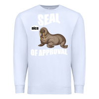 White Seal nice Of Approval Premium Sweatshirt - Bettercallsaul