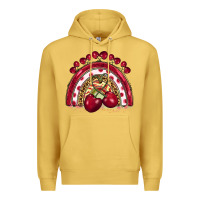 Antique Gold cherry rainbow Premium Hoodie - BarkalooDesign