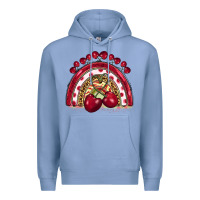 Colony Blue cherry rainbow Premium Hoodie - BarkalooDesign