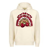 Sandshell cherry rainbow Premium Hoodie - BarkalooDesign