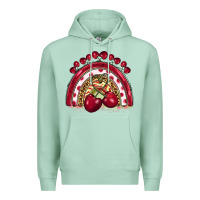 Seafoam cherry rainbow Premium Hoodie - BarkalooDesign