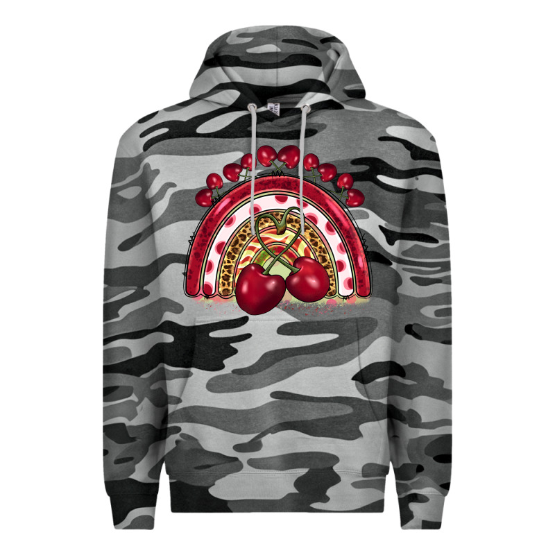 Cherry Rainbow Premium Hoodie by BarkalooDesign | Teevron