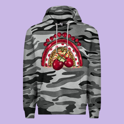 Cherry Rainbow Premium Hoodie Designed By Barkaloodesign