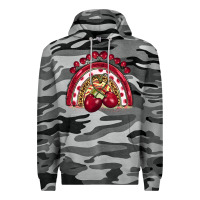 Slate Camo cherry rainbow Premium Hoodie - BarkalooDesign