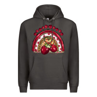 Smoke cherry rainbow Premium Hoodie - BarkalooDesign