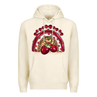 Tofu cherry rainbow Premium Hoodie - BarkalooDesign