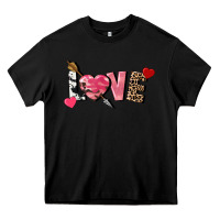 Black love valentine's day Heavy Core Tee - FaDigitalArtStudio