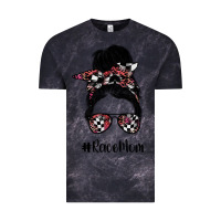 Cloud Black race mom Vintage Tee - SublimationCraftShop
