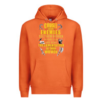 Carrot crushs your enemies merch Premium Hoodie - baoMotion