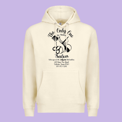 The Only One Salon Premium Hoodie Designed By Jasminsmagicworld