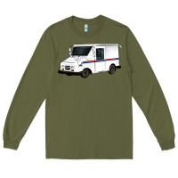 Army Green mail truck Long Sleeve Tee - Artiststas