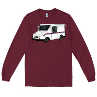 Burgundy mail truck Long Sleeve Tee - Artiststas