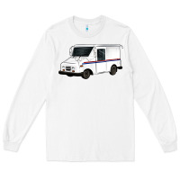 White mail truck Long Sleeve Tee - Artiststas