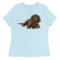 Sussex Spaniels Llustrations Ladies Tee | Teevron
