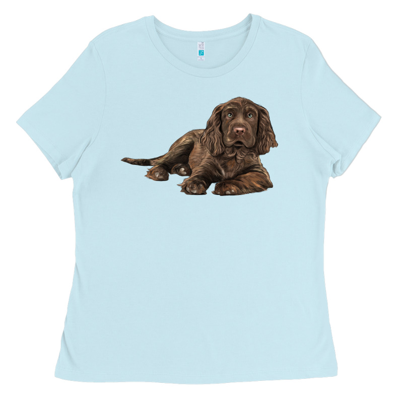 Sussex Spaniels Llustrations Ladies Tee by LillyAllenDesigns | Teevron