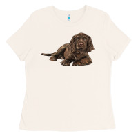Bone Sussex Spaniels llustrations Ladies Tee - LillyAllenDesigns
