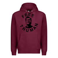 Burgundy free truman Premium Hoodie - baoMotion