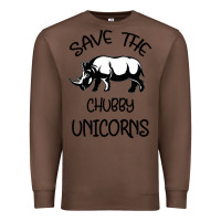 Chestnut save the chubby unıcorns Premium Sweatshirt - Bettercallsaul
