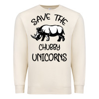 Sandshell save the chubby unıcorns Premium Sweatshirt - Bettercallsaul