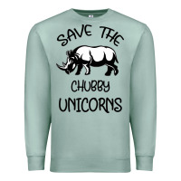 Seafoam save the chubby unıcorns Premium Sweatshirt - Bettercallsaul