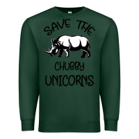 Sports Green save the chubby unıcorns Premium Sweatshirt - Bettercallsaul