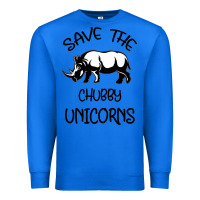 True Royal save the chubby unıcorns Premium Sweatshirt - Bettercallsaul