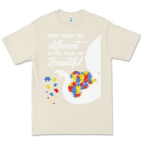 Bone Autism Different Makes You Beautiful Premium Tee - CowhideDigitalArt