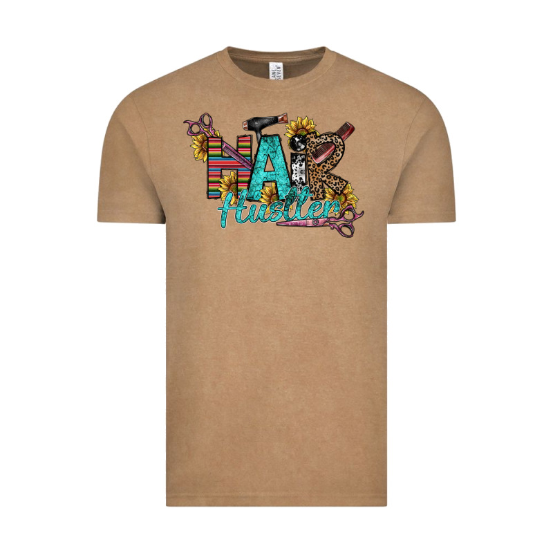 Hair Hustler Vintage Tee by SublimationCraftShop | Teevron
