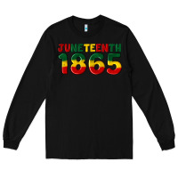 Black juneteenth 1865 Long Sleeve Tee - Artiststas
