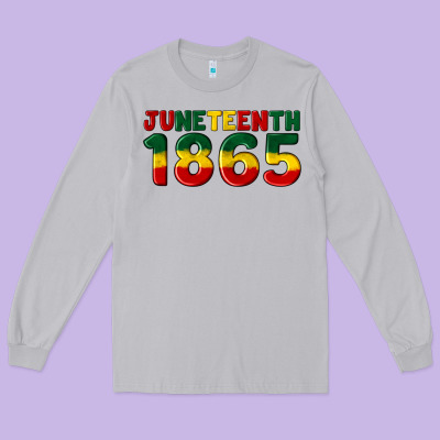 Juneteenth 1865 Long Sleeve Tee Designed By Artiststas