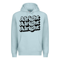 Blue Mist alright alright alright Premium Hoodie - baoMotion