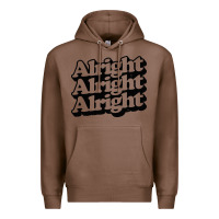 Chestnut alright alright alright Premium Hoodie - baoMotion
