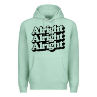 Seafoam alright alright alright Premium Hoodie - baoMotion