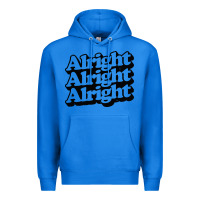 True Royal alright alright alright Premium Hoodie - baoMotion