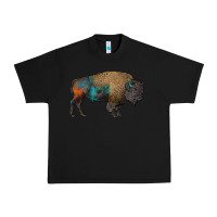 Black leopard bison Urban Heavy Tee - RanaPortraitStore