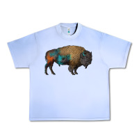 Grape Ice leopard bison Urban Heavy Tee - RanaPortraitStore