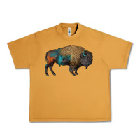 Peanut Butter leopard bison Urban Heavy Tee - RanaPortraitStore