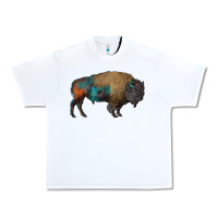 White leopard bison Urban Heavy Tee - RanaPortraitStore