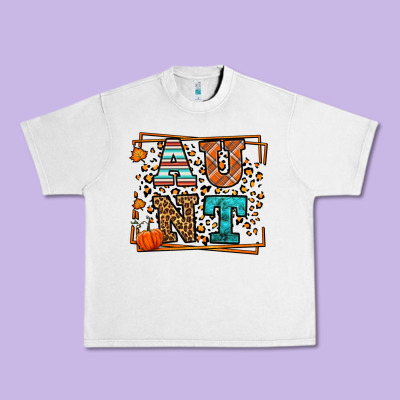 Autumn Leopard Aunt Urban Heavy Tee Designed By Lillyallendesigns