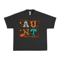 Pigment Black Autumn Leopard Aunt Urban Heavy Tee - LillyAllenDesigns