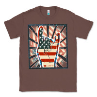Chestnut Freedom rock hand Classic Tee - FaDigitalArtStudio