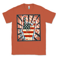 Copper Freedom rock hand Classic Tee - FaDigitalArtStudio
