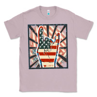 Lilac Freedom rock hand Classic Tee - FaDigitalArtStudio