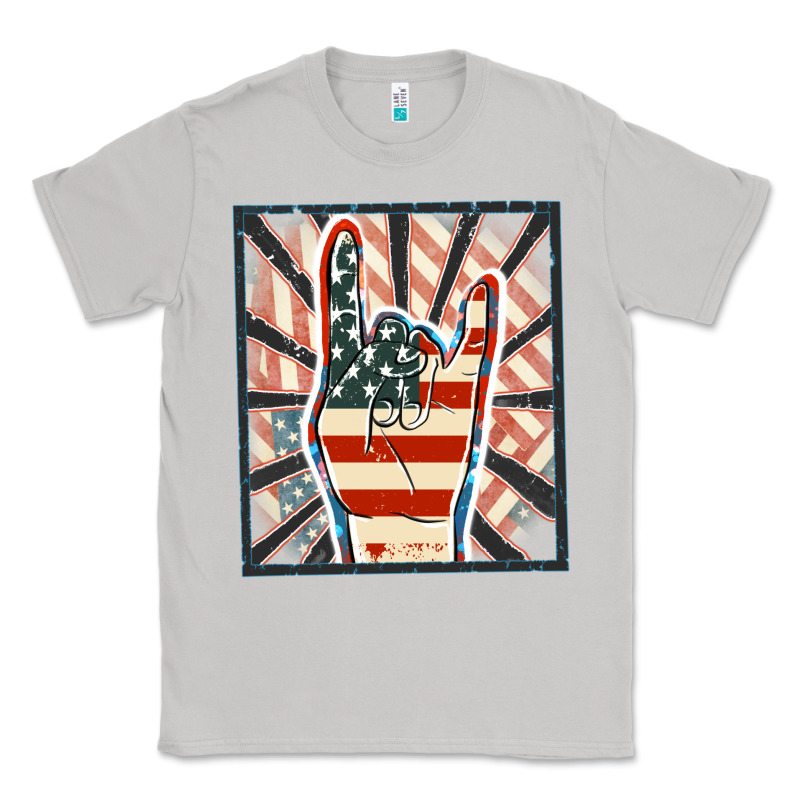 Freedom Rock Hand Classic Tee by FaDigitalArtStudio | Teevron