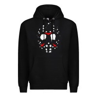 Black mask halloween Premium Hoodie - baoMotion