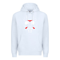 White mask halloween Premium Hoodie - baoMotion
