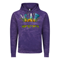 Cloud Purple customize nail tools with sunflower Vintage Hoodie - BarkalooDesign